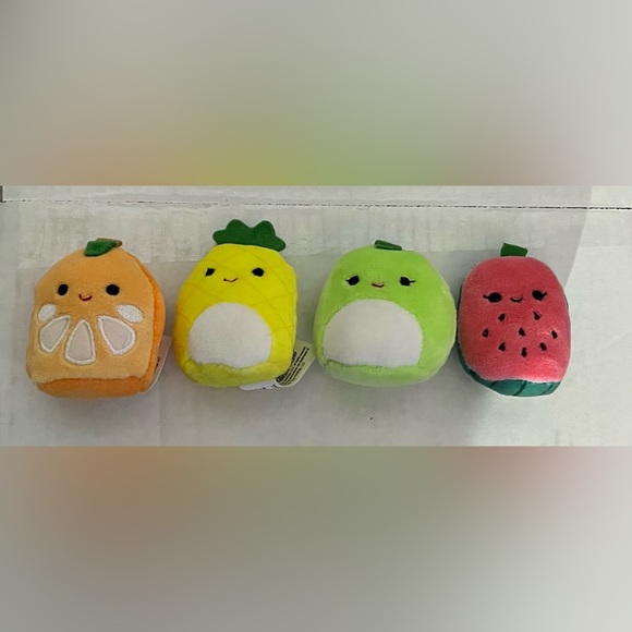 Squishmallow Squishville Fruit Set - Picture 1 of 1